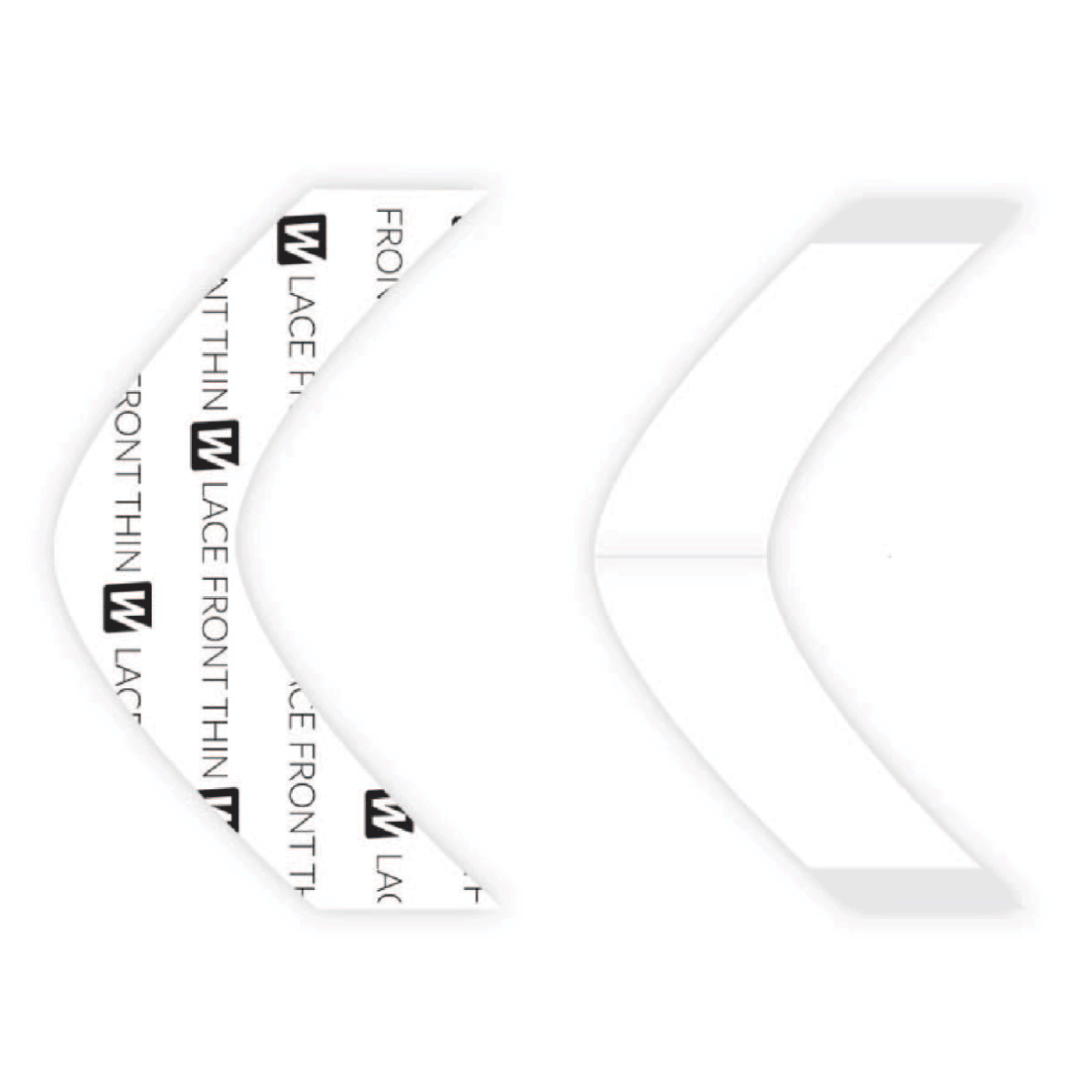 LACE FRONT THIN - AA CONTOUR, 36PC/BAG LACE FRONT THIN - AA CONTOUR, 36PC/BAG